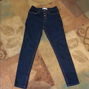 Sz 9 jr button fly jeans by no boundaries
